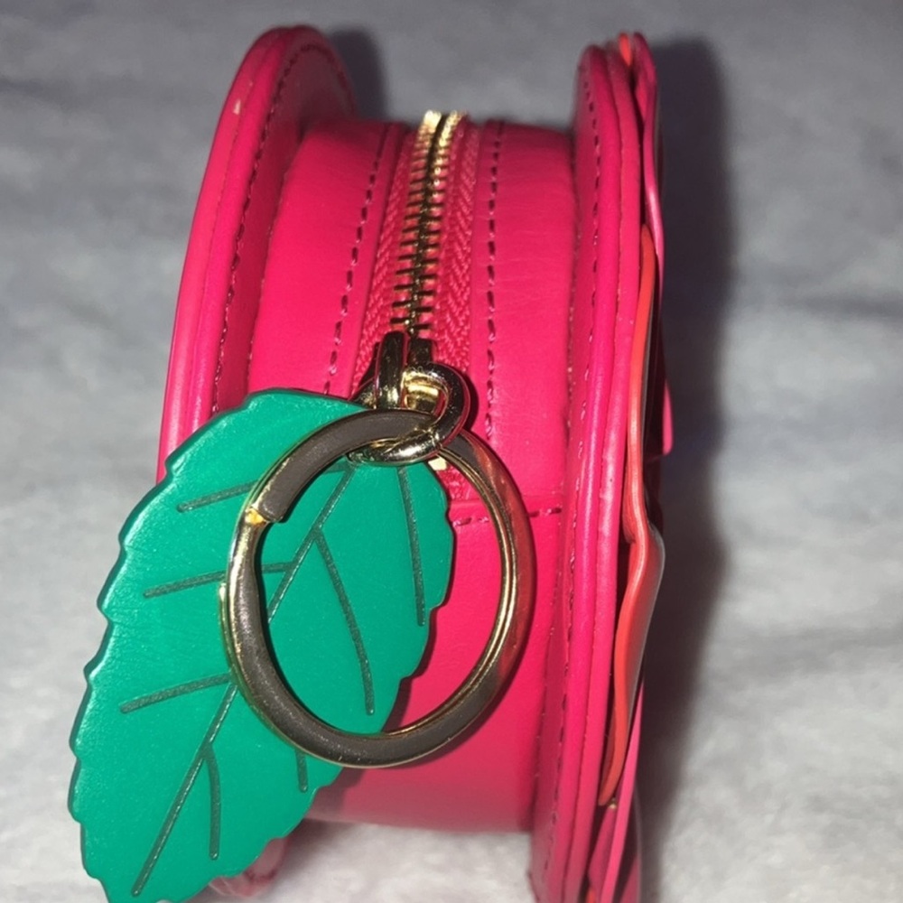 📣🚨🚨LOW START 🚨🚨📣Kate Spade Flora 3D Rose Leather Coin Purse - Picture 8 of 10
